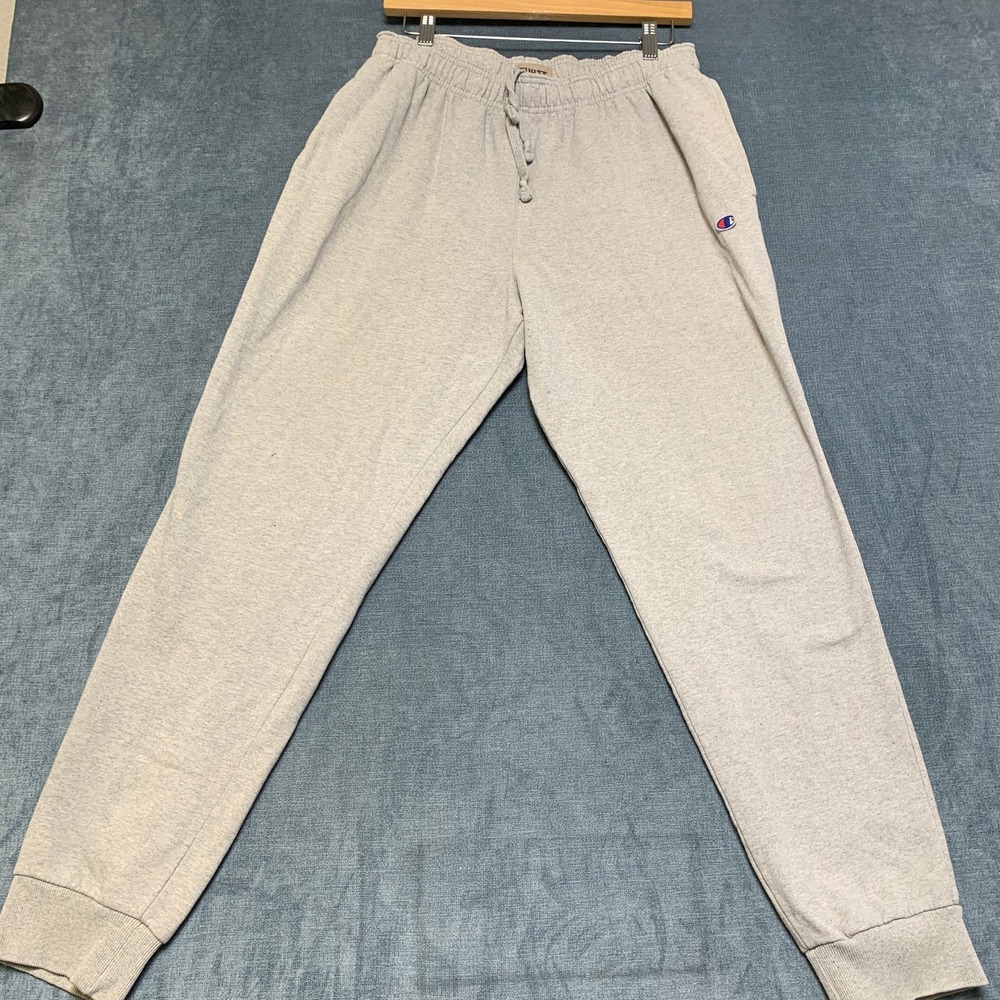 VTG hampion Furst Of A Kind Sweatpants Men 31x29 Gray Logo Fleece Lined T